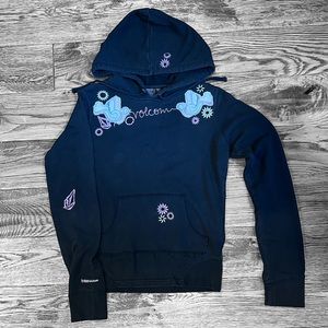 Volcom embroidered hooded sweatshirt
